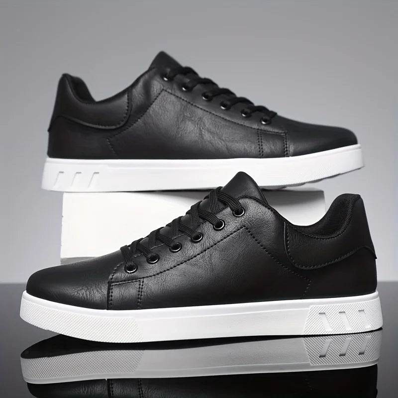 1 paire de chaussures de skate minimalistes, deux couleurs disponibles, polyvalentes et confortables, à lacets grande taille, semelle souple et légère, toutes tailles