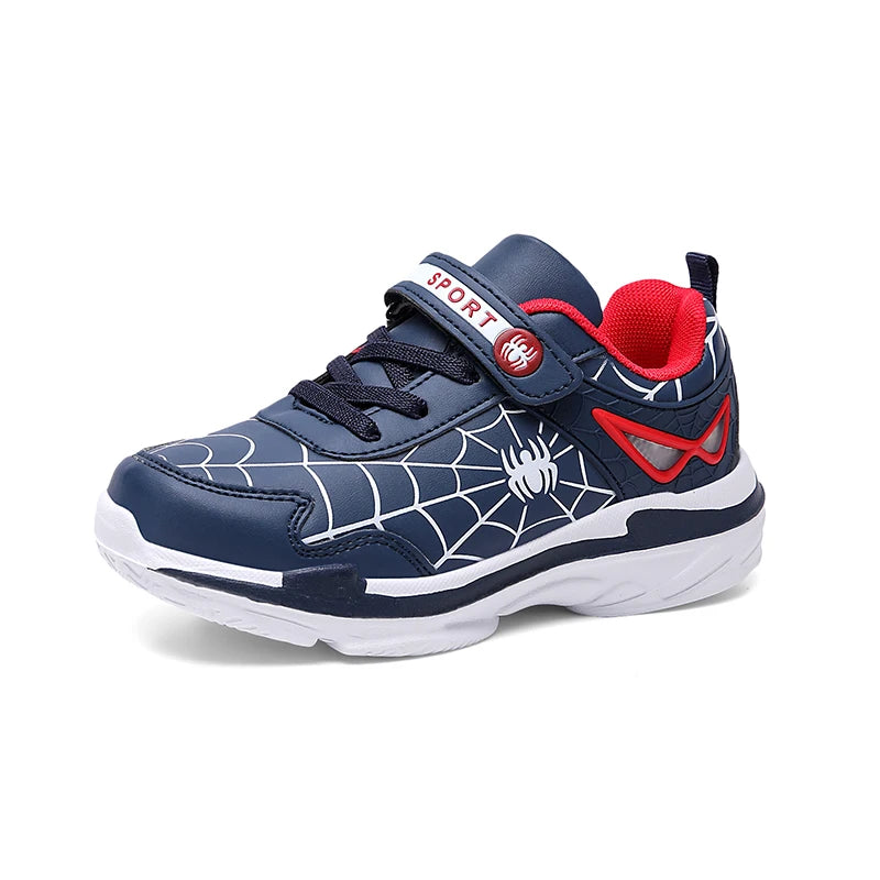 Marque enfants dessin animé araignée baskets garçons chaussures de sport confortables en plein air chaussures de Tennis antidérapantes chaussures de course légères et décontractées
