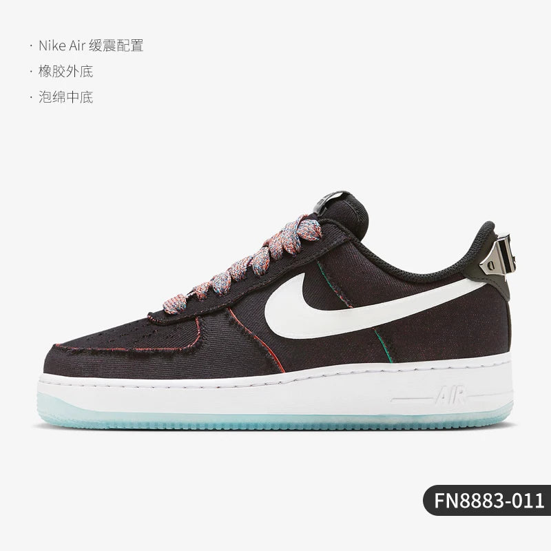 Nike véritable Air Force 1 Low AF1 unisexe chaussures de skate basses FN8883-011