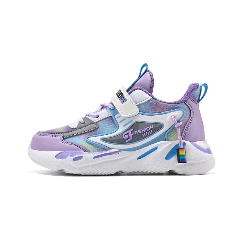 Chaussures décontractées en fourrure chaude pour filles, baskets épaisses de princesse, mignonnes pour enfants, été, hiver, 3, 5, 6, 7, 8