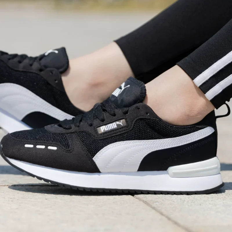 PUMA Chaussures d'entraînement unisexes 373117-01 2026, baskets de sport décontractées respirantes en maille noire pour hommes et femmes, été