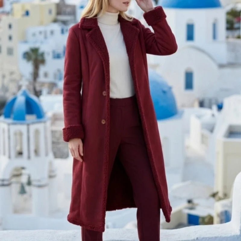 Nouvelle veste ultra chaude pour femme, coupe-vent, doublée en polaire, prête pour l'hiver, isolation lourde, manteau d'hiver pour femme
