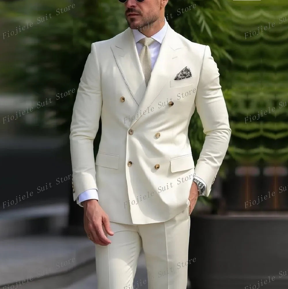 Vert armée hommes affaires Occasion formelle Tuxedos marié Groomsman fête de mariage bal mâle costume 2 pièces ensemble Blazer pantalon