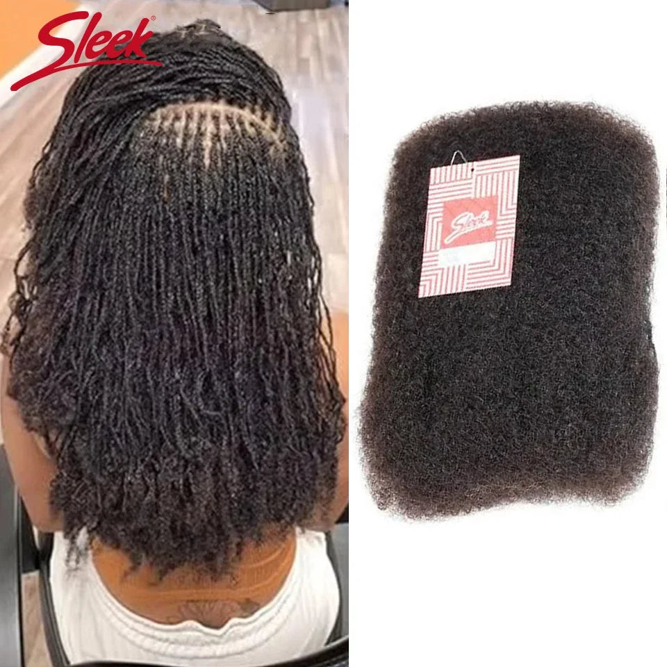 Élégant Remy Afro bouclés cheveux en vrac pour tressage péruvien QVR Afro crépus bouclés cheveux humains en vrac naturel brun couleur tresses cheveux