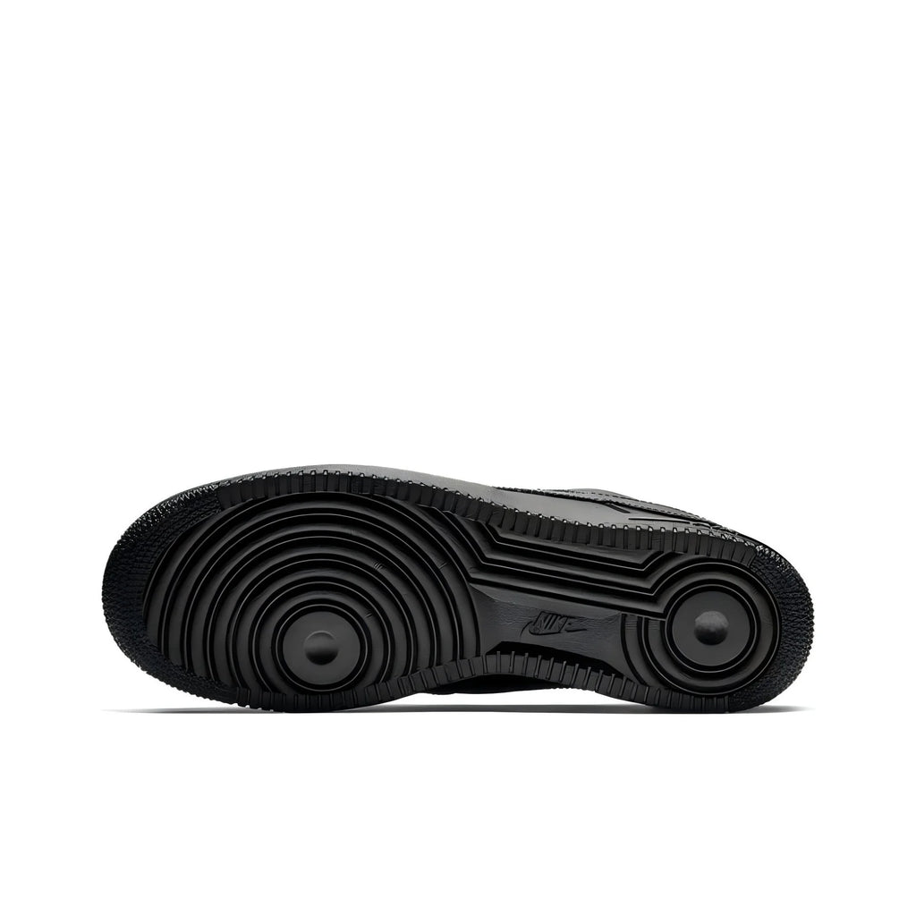Nike Air Force 1 Galaxy Time Chaussures de skateboard basses résistantes à l'abrasion Unisexe Noir Argent
