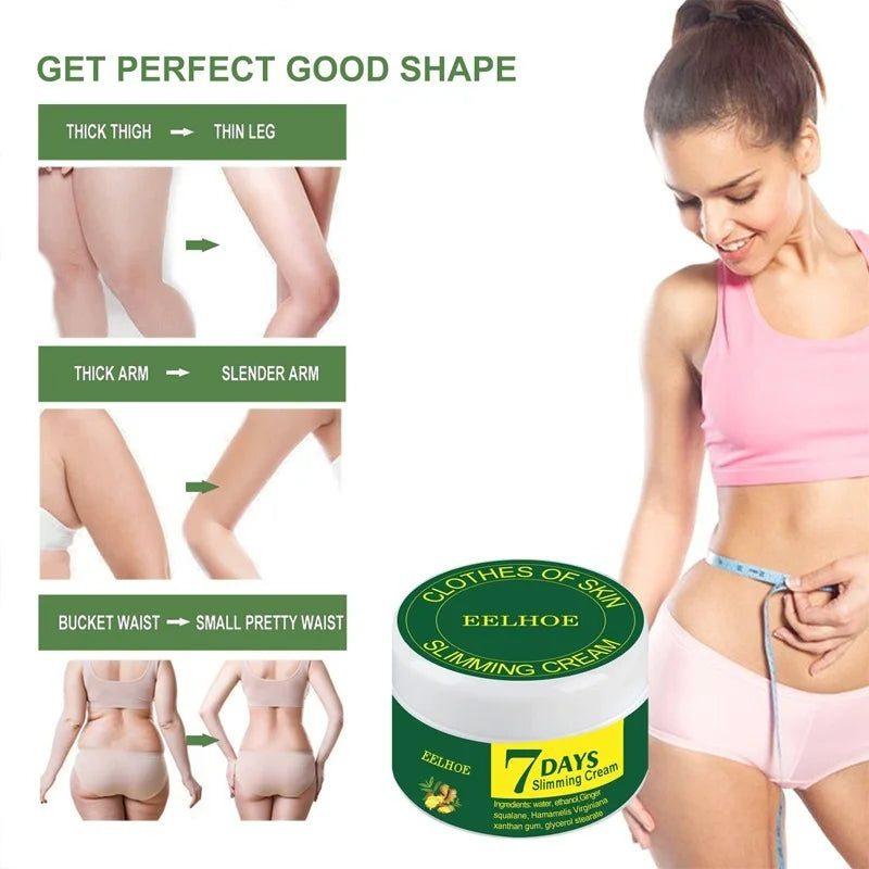 Crème de perte de poids au gingembre, 7 jours, dissout les graisses, bras abdominaux, jambes, Massage amincissant, raffermissant, pour hommes et femmes, brûle les graisses, 30g