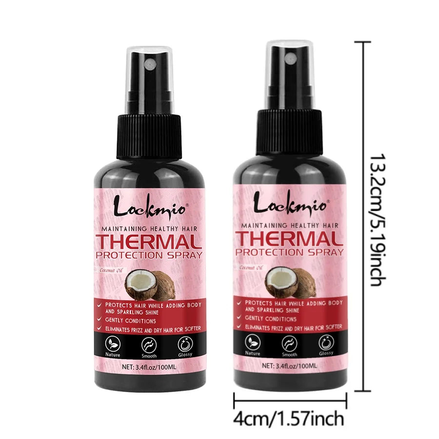 Spray de Protection thermique pour cheveux, sérum de Protection thermique, protège les cheveux contre les UV endommagés, après-shampooing hydratant pour femmes