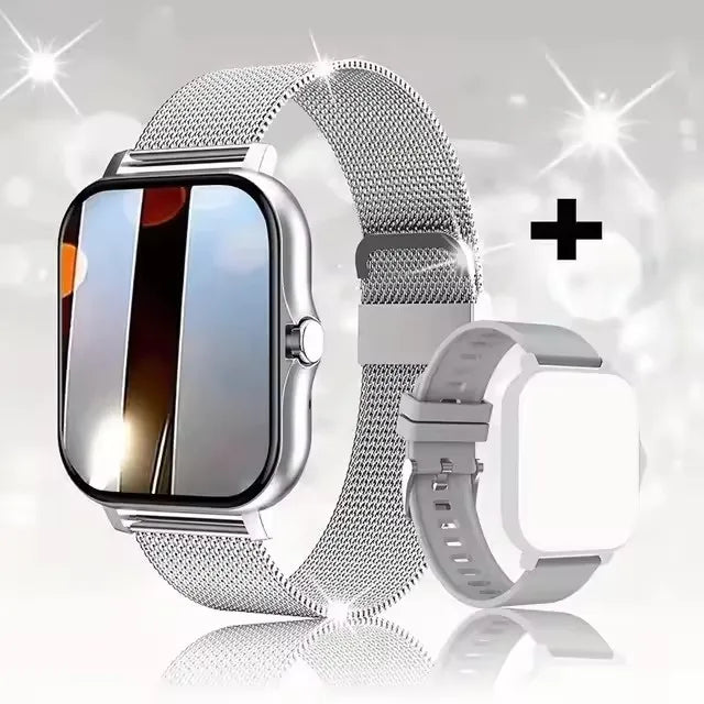 Nouvelle montre connectée multifonctionnelle 2026 pour hommes et femmes, bracelet de fitness et de sport avec Bluetooth, musique, moniteur de sommeil