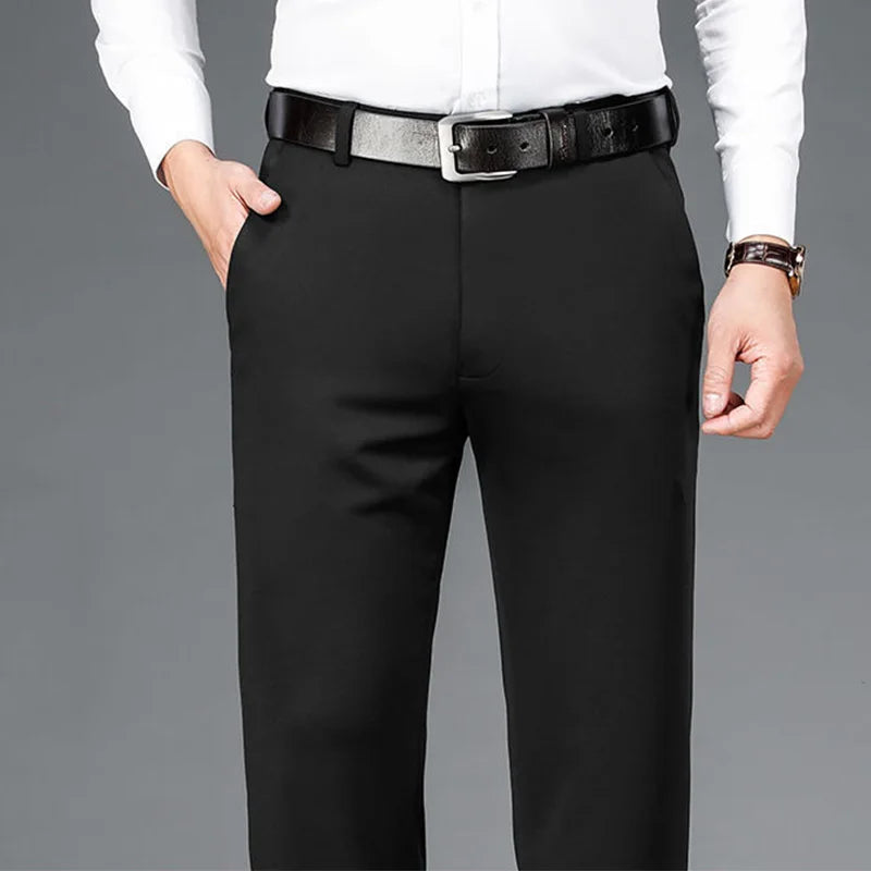 10XL surdimensionné hommes pantalons d'affaires hiver pantalons pour hommes homme décontracté formel couture vêtements costume Social vêtements pantalons pantalons hommes