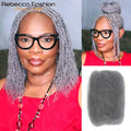 Cheveux humains bouclés afro en vrac pour tressage QVR Remy, sans fixation, doux et légers, parfaits pour les tresses et les torsades