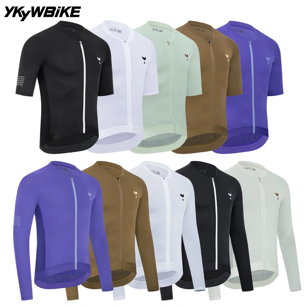 YKYWBIKE 2026 Maillot de cyclisme pour hommes été printemps chemise de vélo vélo de route Maillot Pro équipe respirant vêtements de cyclisme
