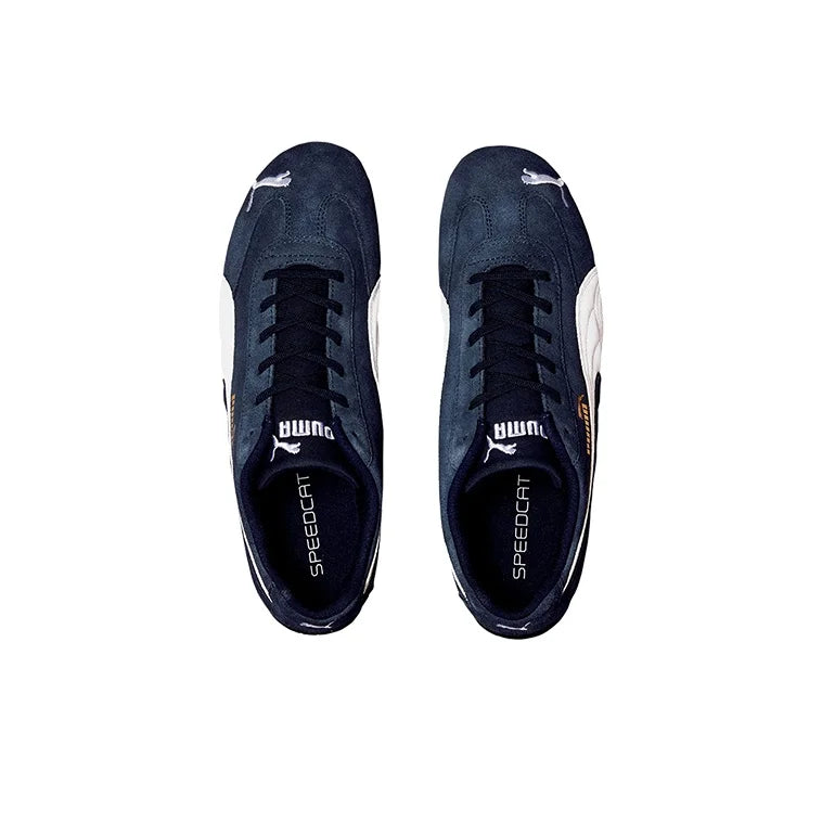 Chaussures de course PUMA Speedcat en cuir synthétique, cuir artificiel, amortissantes, résistantes à l'abrasion, légères, basses, 380173-02