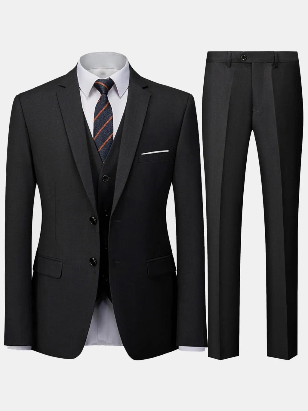 Ensemble de costume 2 pièces bordeaux pour homme (blazer + pantalon uniquement, gilet non inclus), veste et pantalon slim fit pour occasions formelles, mariage ou fête