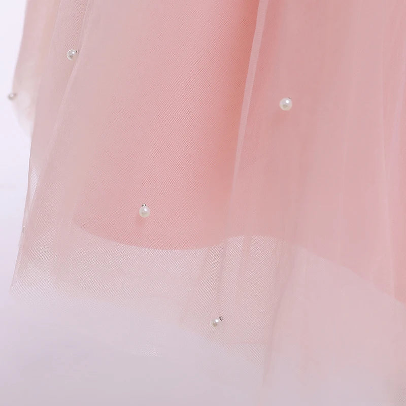 Robe bouffante en tulle pour filles, petite robe de princesse, costume de performance de piano, vêtements d'hôte, mode d'été, enfants de 2 à 10 ans, nouveau