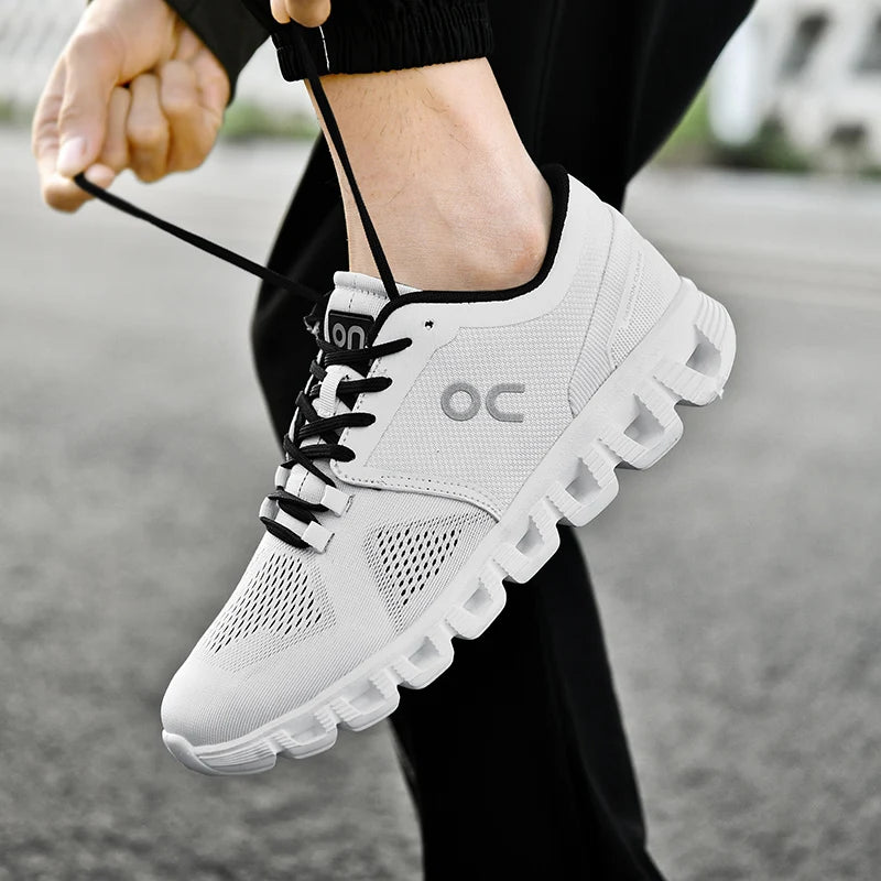 Baskets décontractées respirantes pour hommes, chaussures de course en maille légère, pour sports de plein air, été, grandes tailles 39-46