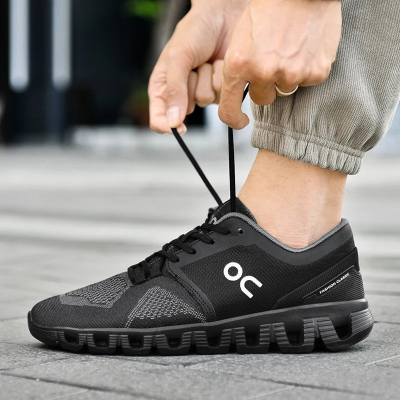 Baskets décontractées respirantes pour hommes, chaussures de course en maille légère, pour sports de plein air, été, grandes tailles 39-46