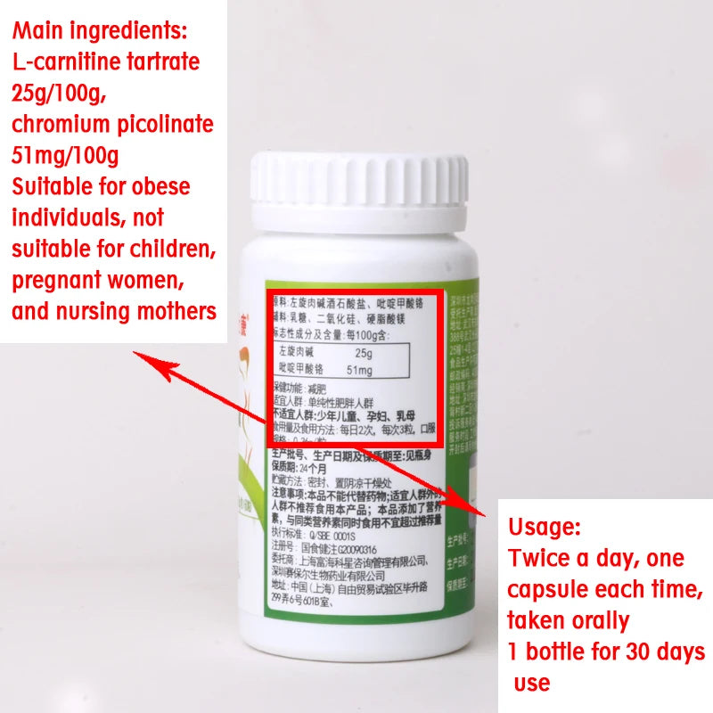 Meilleur brûleur de graisse pilules de perte de poids rapide, puissant brûler les graisses détoxifier propre capsule amincissante du côlon beauté santé 100% effet mince
