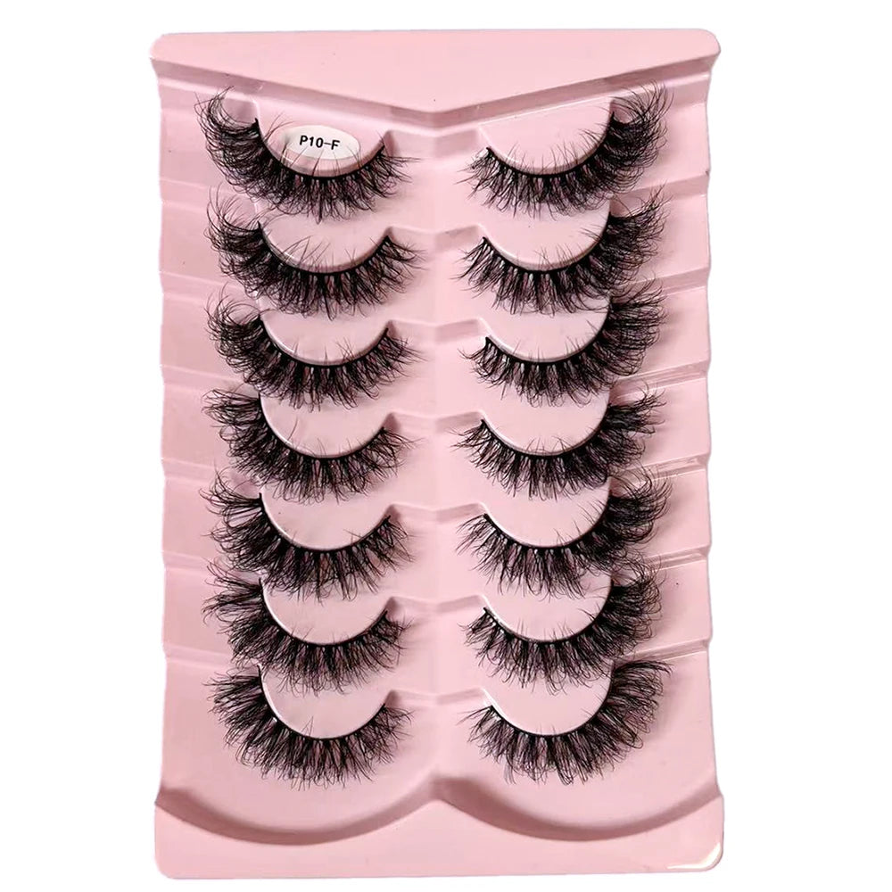 Classique 3D Volume Faux cils de vison aspect naturel moelleux Faux cils vaporeux oeil de chat cils moelleux 3D cils de vison