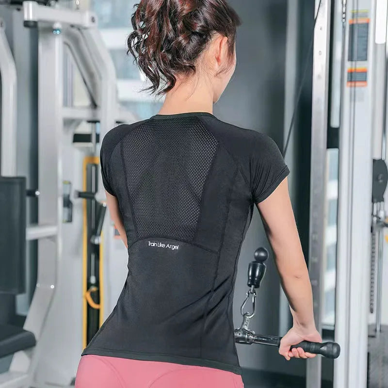 Vêtements de Sport pour femmes pour Fitness course Jogging sans couture à manches longues gymnase femme chemise de Sport haut de Yoga femme hauts d'entraînement T-shirt