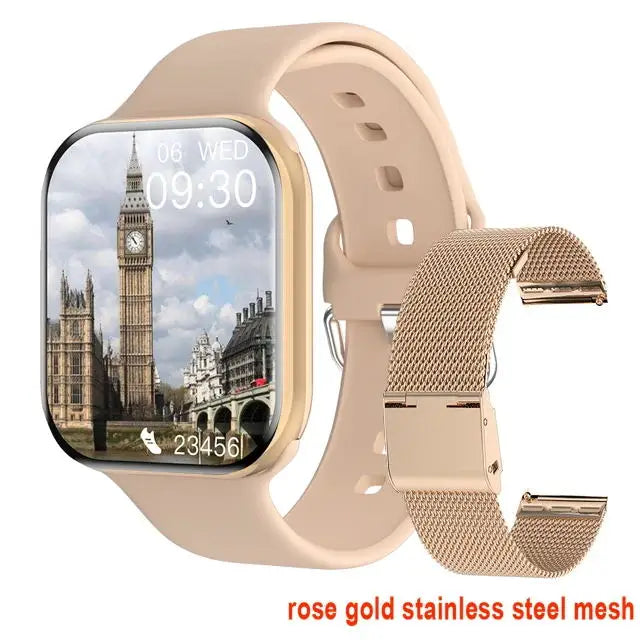 Montre connectée GPS 2026 Série 10 avec mémoire, musique, vidéo, appels Bluetooth, moniteur de fréquence cardiaque, étanche, NFC pour Apple et Android