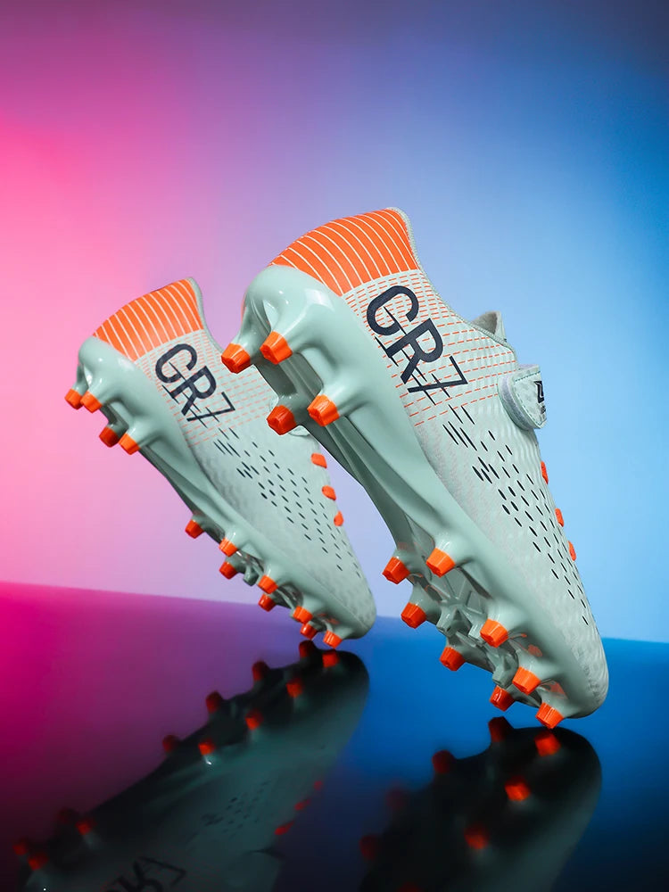 Nouvelles Chaussures de Football pour Enfants, Baskets d'Extérieur, Chaussures de Foot pour Garçons et Filles, Crampons à Scratch, Baskets de Futsal 31-39