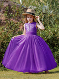 Robe de soirée Champagne pour filles, sans manches, robe de bal de danse, broderie, mariage, anniversaire, luxe, princesse, dos nu, vente en gros
