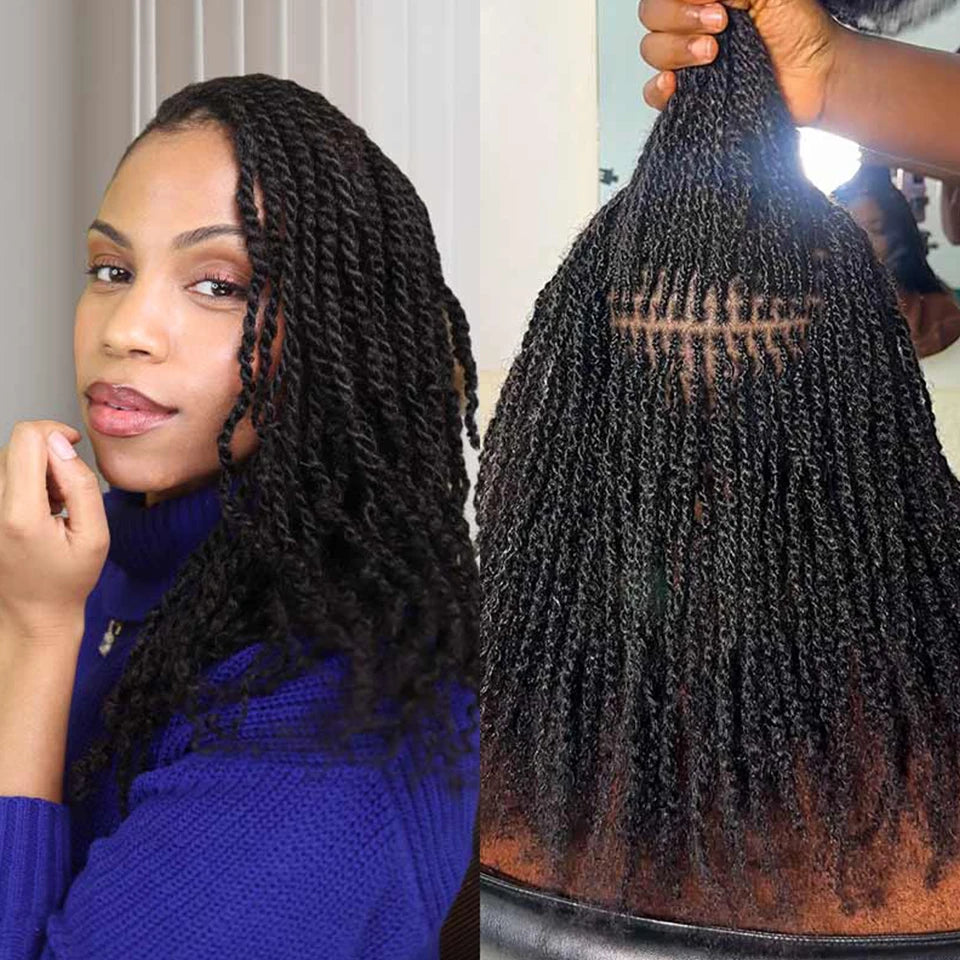 Élégant péruvien serré Afro crépus en vrac cheveux 100% cheveux humains pour dreadlocks torsion tresse Extension de cheveux léger couleur naturelle