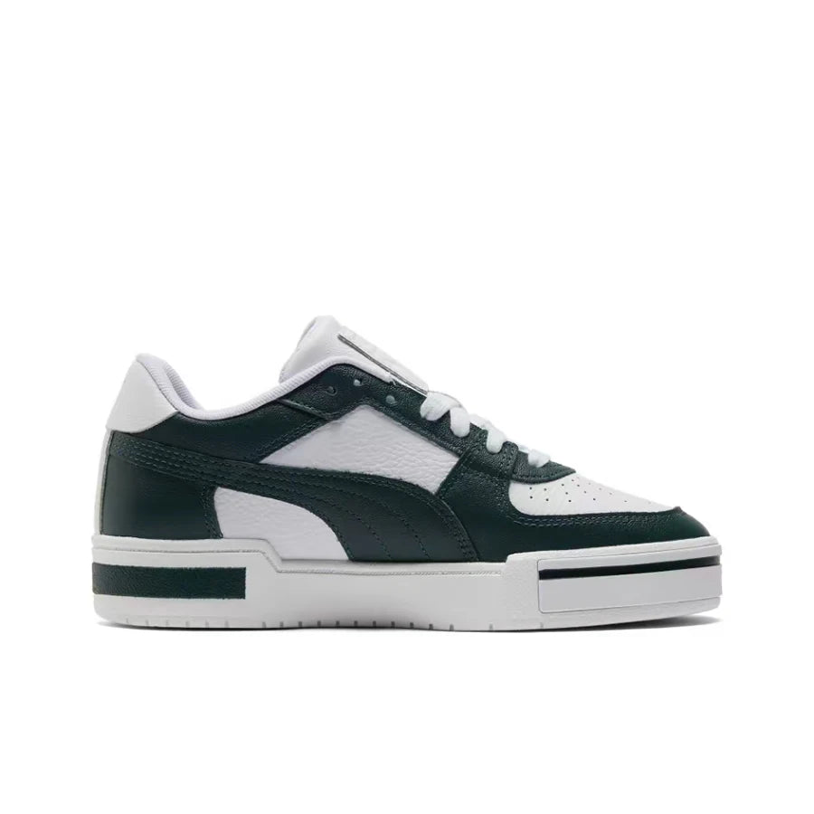 Baskets basses Puma Ca Pro Classic blanches premium, confortables, résistantes à l'usure et polyvalentes, unisexes, blanches et vertes 380190-09