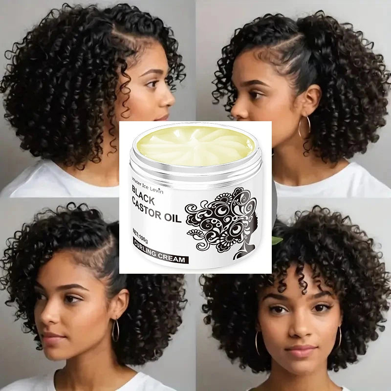 Crème élastifiante pour cheveux bouclés, gel capillaire neutre, formule hydratante pour cheveux bouclés, nourrit et hydrate les cheveux, procure élasticité et sensation de légèreté, 1 flacon