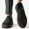 Nouvelles Chaussures Décontractées de Designer pour Hommes – Mocassins à Enfiler Confortables Style Preppy pour le Travail et les Loisirs – Baskets en Daim et Cuir pour Hommes