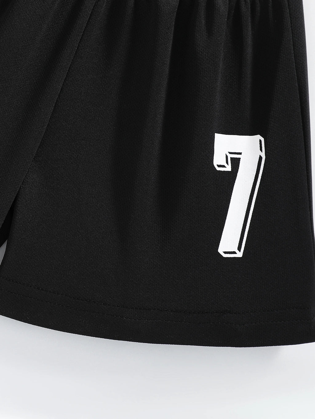 Ensemble d'uniforme de football léger à séchage rapide pour enfants et adolescents, pour le sport en plein air, numéro fixe 7, nom arrière personnalisé