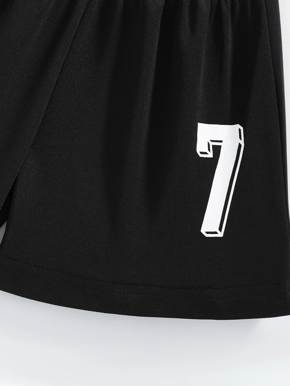 Ensemble d'uniforme de football léger à séchage rapide pour enfants et adolescents, pour le sport en plein air, numéro fixe 7, nom arrière personnalisé
