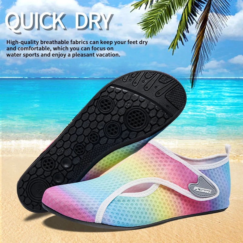 Chaussures de plongée femmes Aqua chaussures hommes plage natation Sport nautique chaussettes pieds nus Sneaker Fitness danse natation surf plongée en apnée chaussure