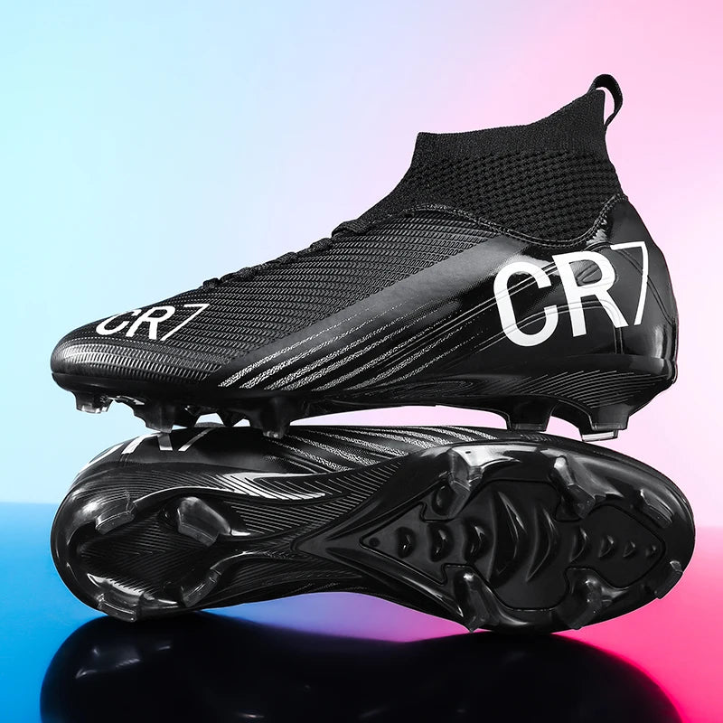 Nouvelles chaussures de football pour hommes, vente chaude, chaussures de futsal professionnelles de haute qualité, chaussures de football à crampons pour femmes, unisexe, ultra-légères, baskets TF/FG