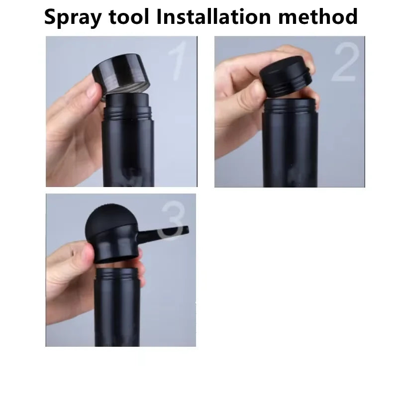 Fibres capillaires à la kératine 27,5g – Spray épaississant pour cheveux – Produits anti-chute pour femme et homme – Poudres de repousse instantanée