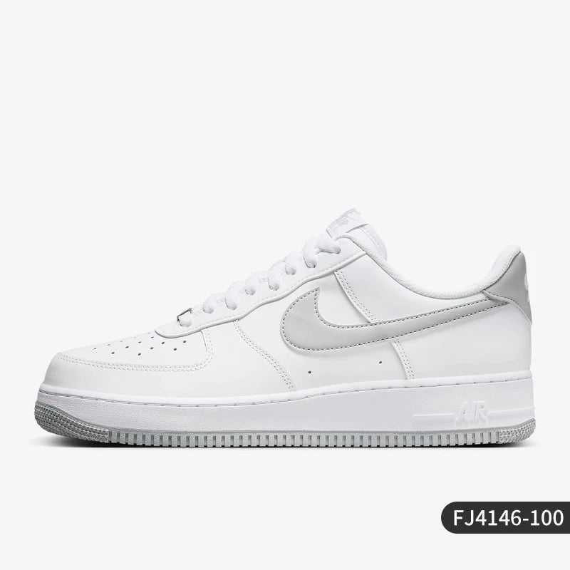 Nike officiel authentique Air Force 1 '07 chaussures décontractées respirantes et résistantes à l'usure pour hommes FJ4146-100