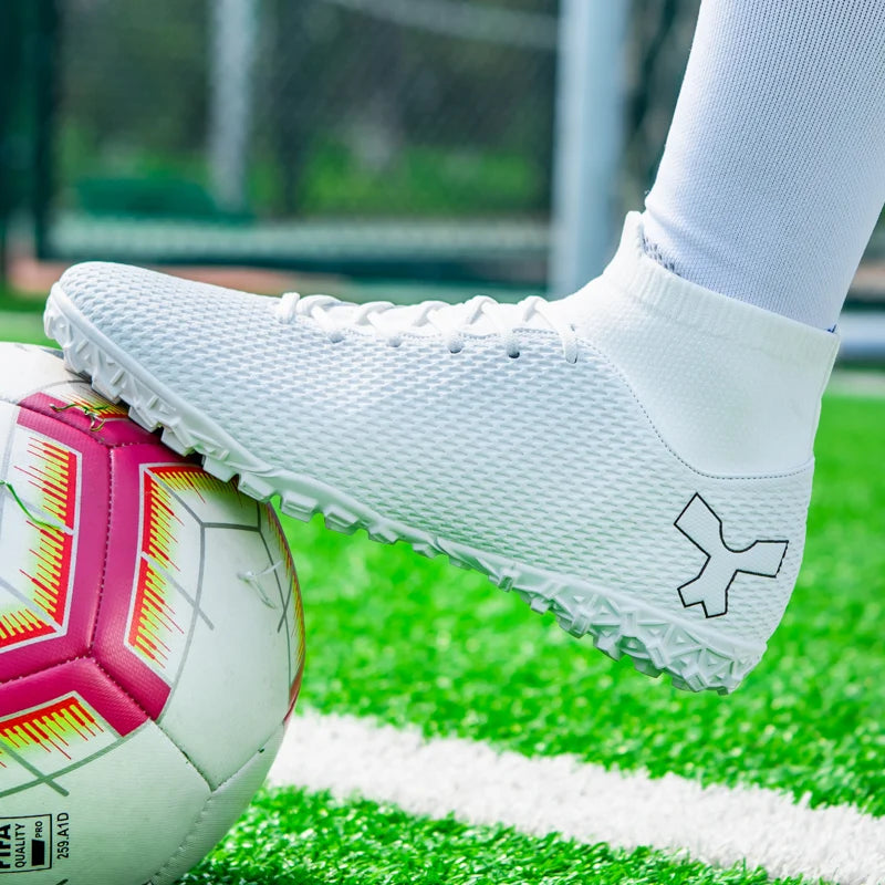 crampons de foot chaussures de football homme Chaussures de football unisexes pour hommes et enfants, chaussures de football de qualité, baskets de football pour garçons, bottes de société