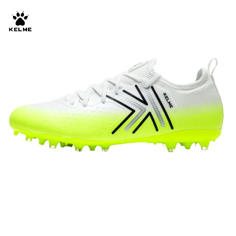 Chaussures de football Kelme pour hommes, crampons courts pour terrain synthétique, chaussures de match professionnelles, antidérapantes, chaussures d'entraînement pour terrain synthétique