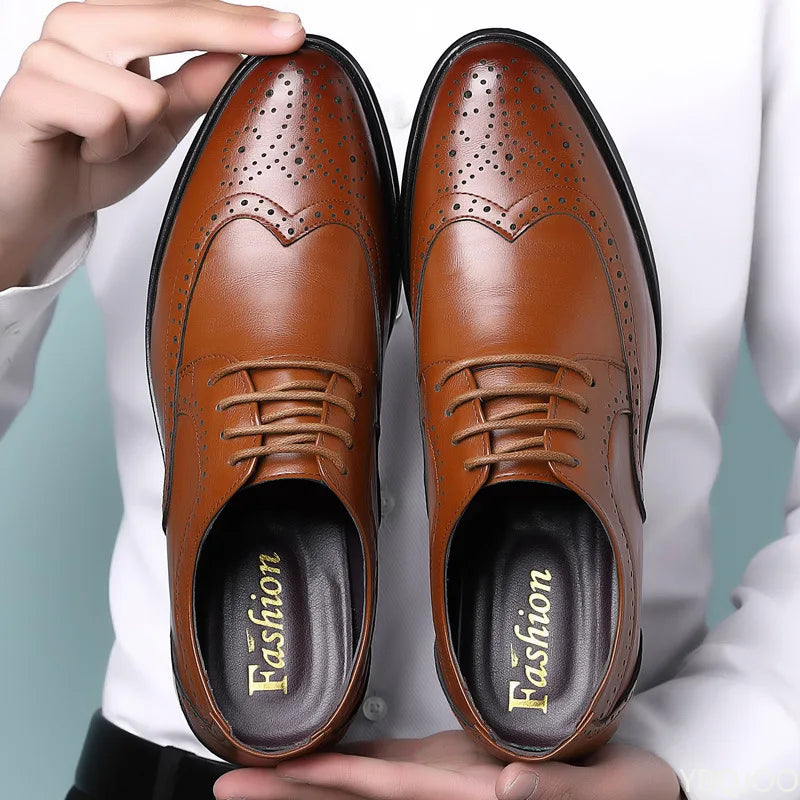 Chaussures habillées pour hommes, grande taille, élégantes, à bout pointu, confortables pour le quotidien, multifonctionnelles, pour le bureau et les mariages