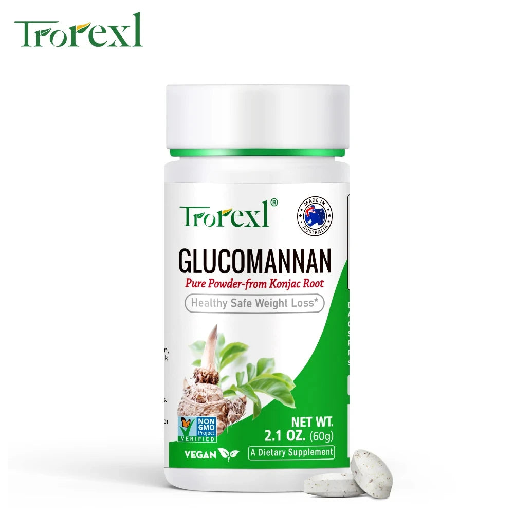 Poudre de glucomannane 100 pièces, perte de poids | bobines alien & bobines arien | Sans OGM, Sans Gluten