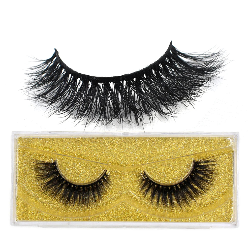 FOXESJI cils 3D vison cils populaire naturel long moelleux dramatique Extension de cils maquillage cils complet faux cils