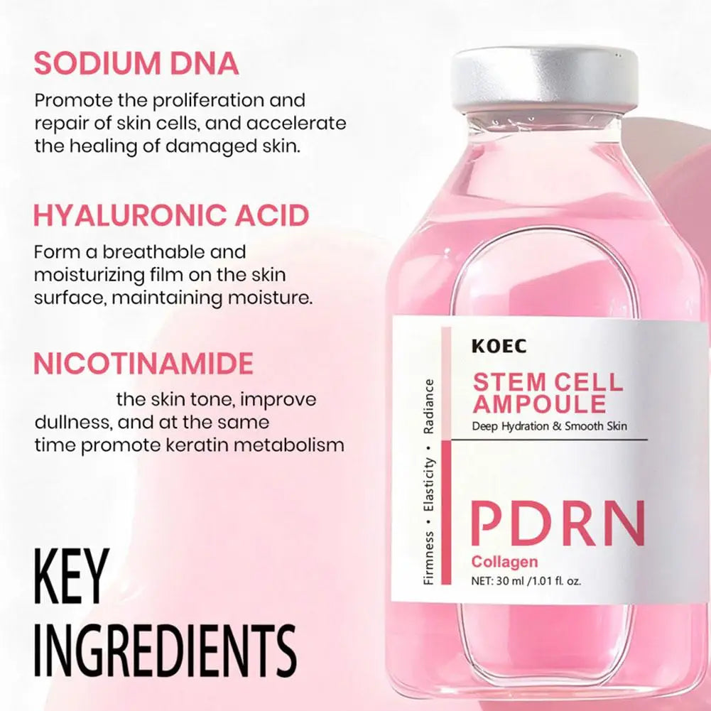 Ampoule PDRN ADN de saumon, sérum pour le visage, réparation profonde avancée de la barrière cutanée, sérum pour le visage, raffermissant, éclaircissant, soin de la peau du visage, 30 ml