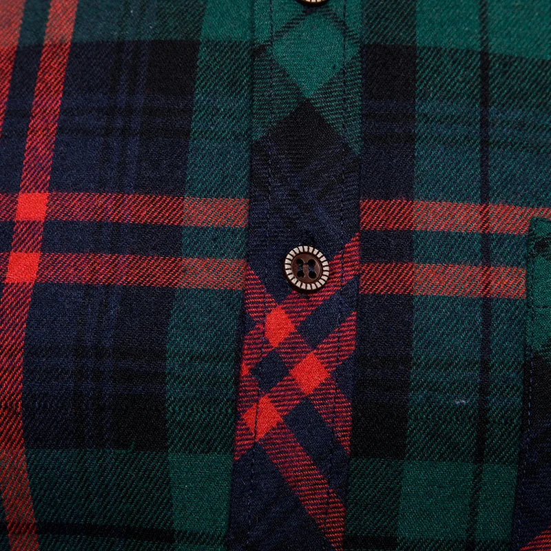 Chemises à carreaux à manches longues pour hommes, chemises formelles classiques à carreaux, décontractées, en coton, à la mode, printemps, automne