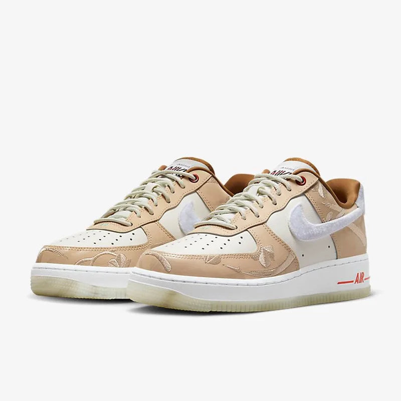 Nike véritable AIR FORCE 1 '07 LX chaussures de skate de sport pour femmes FD4341-101