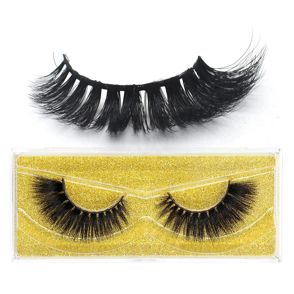 FOXESJI cils 3D vison cils populaire naturel long moelleux dramatique Extension de cils maquillage cils complet faux cils