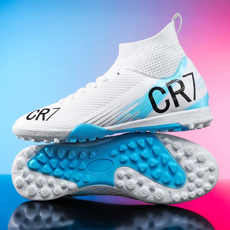 Nouvelles chaussures de football pour hommes, vente chaude, chaussures de futsal professionnelles de haute qualité, chaussures de football à crampons pour femmes, unisexe, ultra-légères, baskets TF/FG