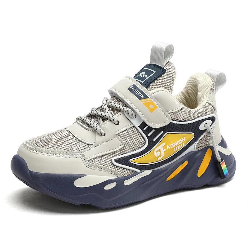 Baskets en maille respirante pour enfants, chaussures de course, plates et décontractées, grande taille 39 40, nouvelle collection 2023