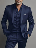 Ensemble de costume 2 pièces bordeaux pour homme (blazer + pantalon uniquement, gilet non inclus), veste et pantalon slim fit pour occasions formelles, mariage ou fête