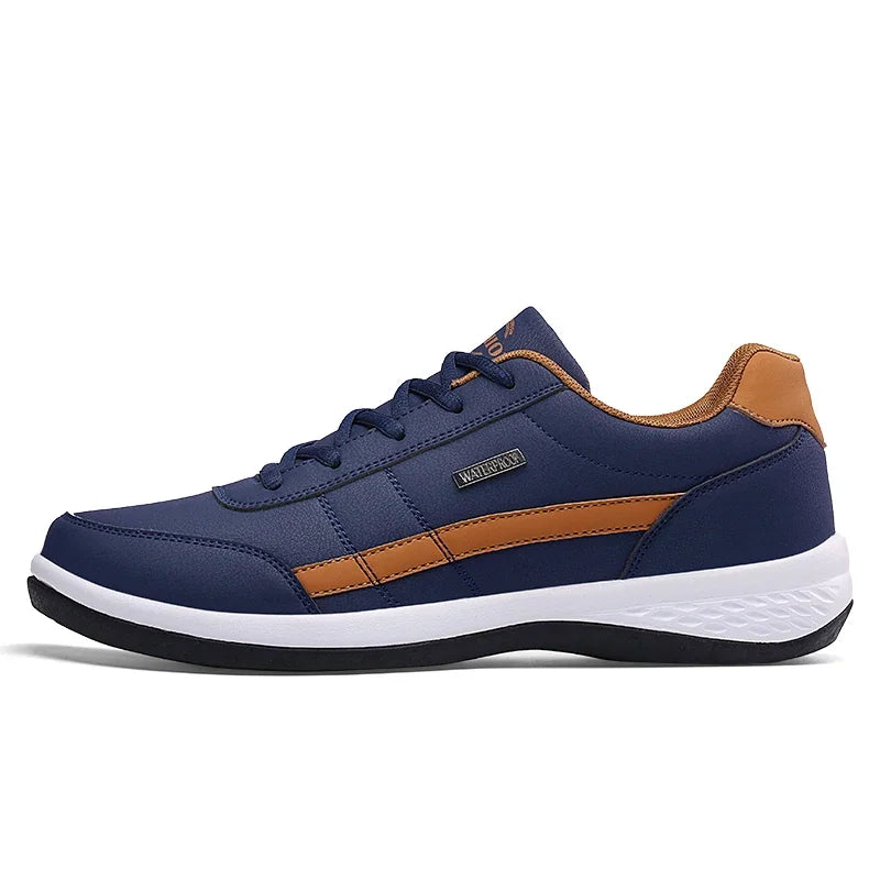 Cuir hommes chaussures baskets tendance chaussures décontractées italien respirant loisirs hommes baskets chaussures antidérapantes hommes chaussures vulcanisées