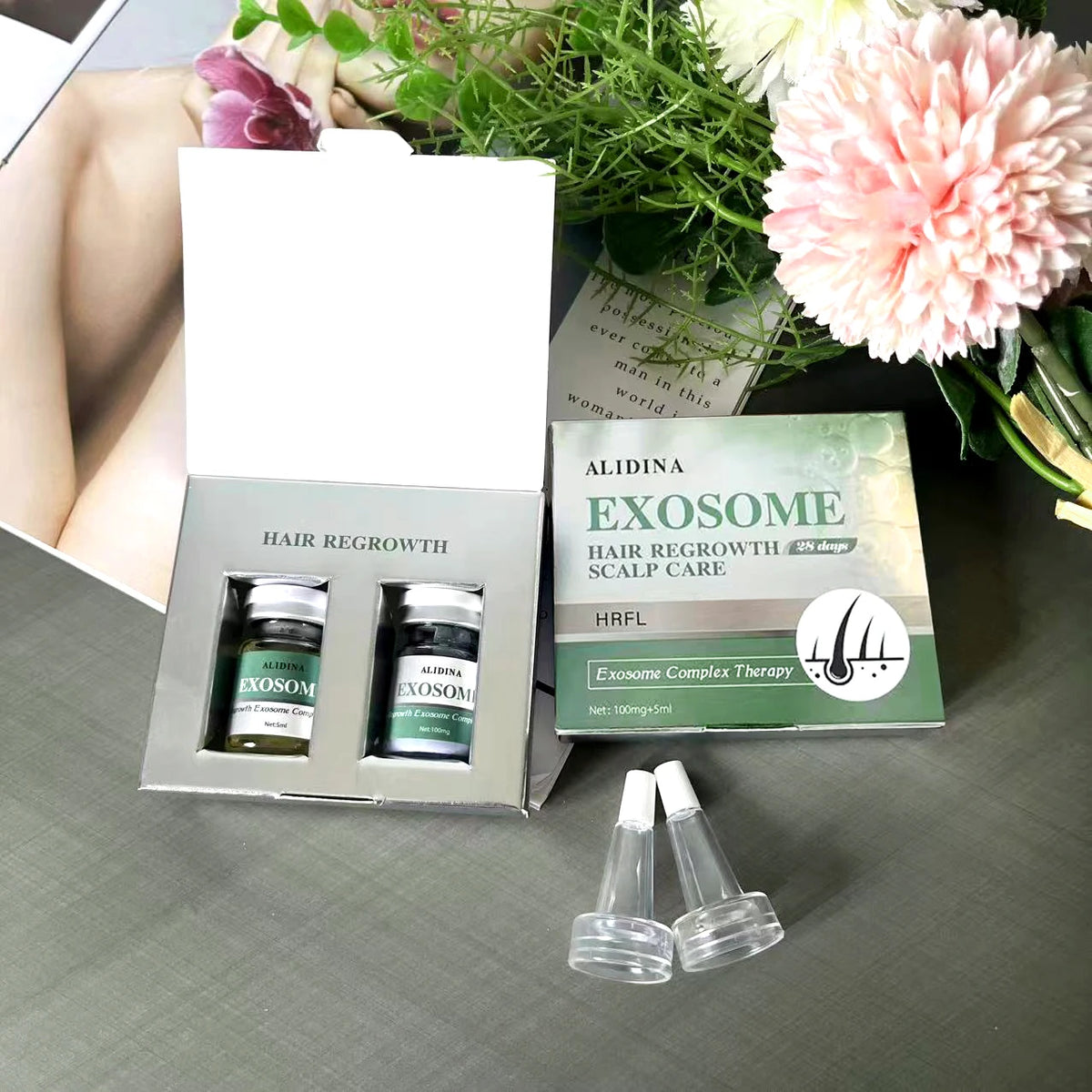 GD Le sérum essentiel pour la croissance des cheveux à l'exosomes Bio-scalp le plus efficace en 2025. efficace pour réparer la calvitie et la repousse des cheveux